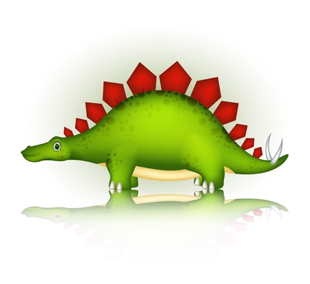 cute dinosaur cartoonのイラスト素材