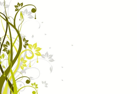 Abstract floral backgroundのイラスト素材