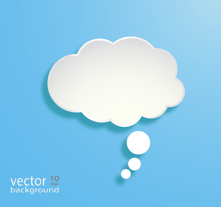 Abstract 3D Design with Speech bubbleのイラスト素材