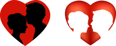 couple in loveのイラスト素材