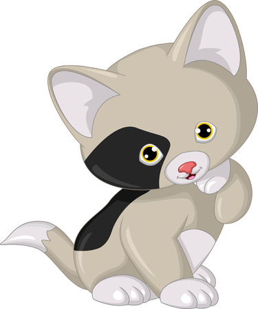 cat cartoonのイラスト素材