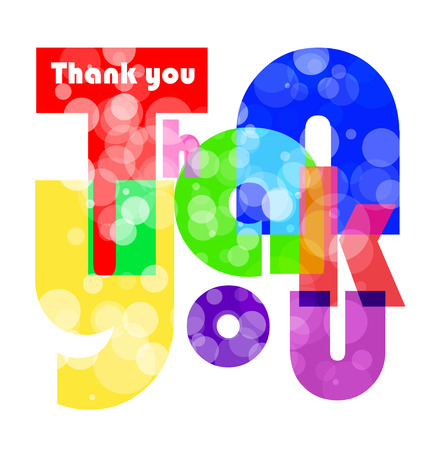 Thank you letters for you designのイラスト素材