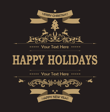 happy holidays abstarct backgroundのイラスト素材