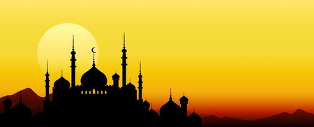 ramadan kareem backgroundのイラスト素材