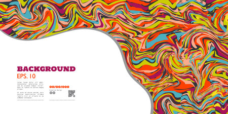 Brutalism simple geometric pattern background vectorのイラスト素材