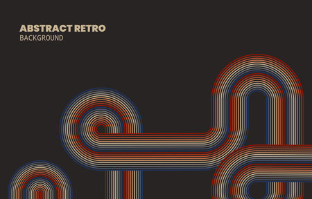 vector of abstract retro backgroundのイラスト素材