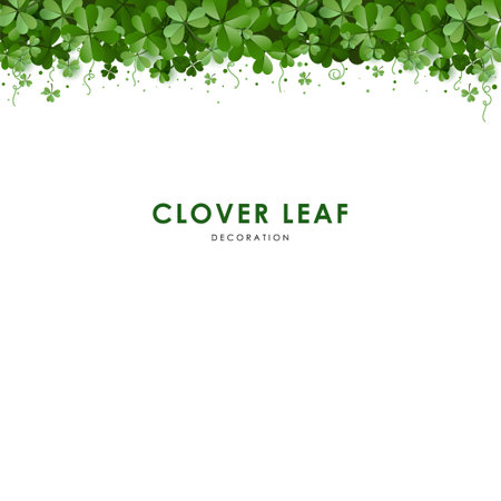 Elegant Saint Patrick's Day Background, for banner, flyer, poster, sales, etc. vector illustrationのイラスト素材