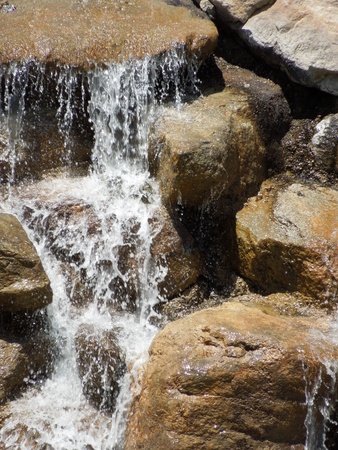 Water Fall and Rocks detailの写真素材