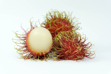 Fresh rambutan.
