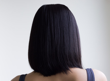 Black short Hair.の写真素材