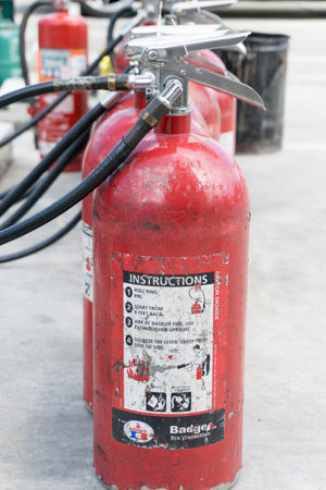 Fire extinguisherのeditorial素材