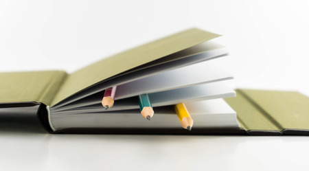 Notebook with Pencilの写真素材