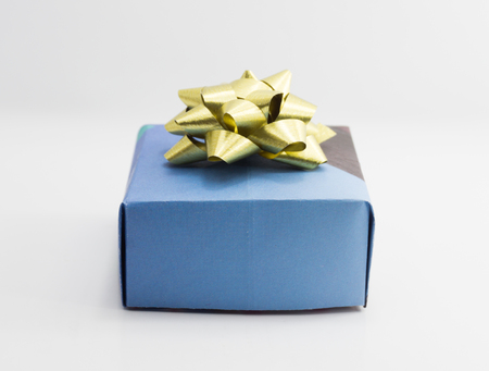 Gift boxes on white backgroundの写真素材