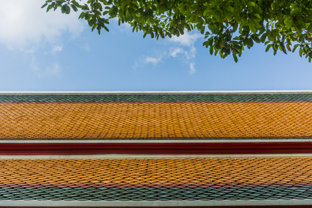 temple in Bangkok Thailandの写真素材