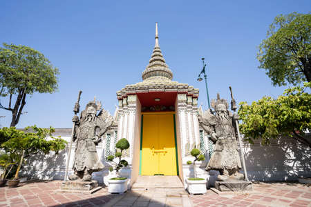 Amazing temple in Bangkok, Beautiful Wat Pho buddhist temple.の写真素材