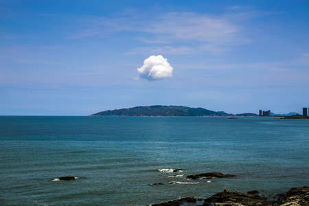 Cloud and island