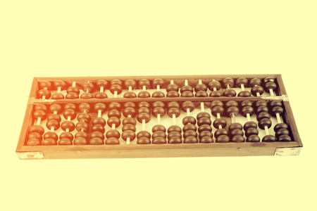 Vintage style - Wooden abacus beadsの写真素材