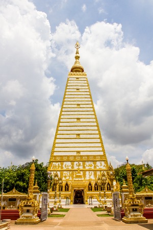 Phrathat Nong Bua temple in Ubon Ratchathani, Thailand.の写真素材
