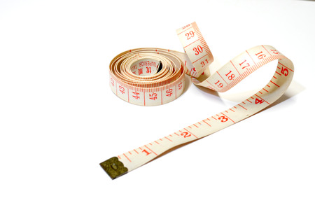 white tape measuring