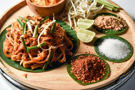 Thailand style noodles, stir-fried rice noodles (Pad Thai)
