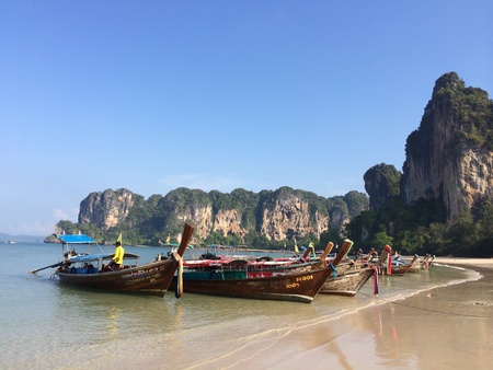 Railay beach, Thailandの素材