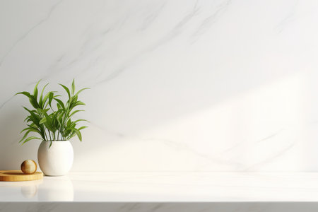 3d copy space concept, Empty table marble black countertop in background.の素材