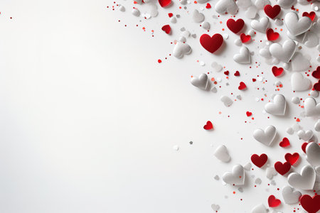 empty frame space blank  with Valentine's Theme background, festival Valentines day, generative aiの素材