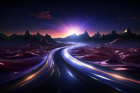 light data tranfer artificial intelligence network background technology , generative aiの素材