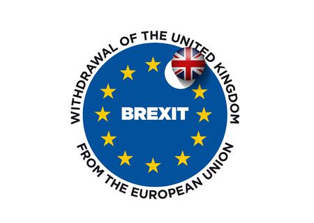 Brexit - Removal of the United Kingdom from the European Unionのイラスト素材