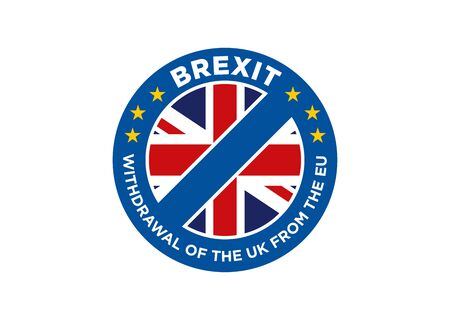 Brexit - Removal of the United Kingdom from the European Unionのイラスト素材