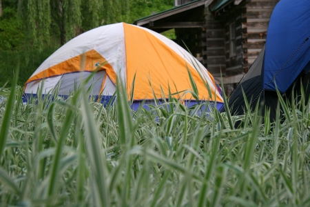 Camping Tentの写真素材
