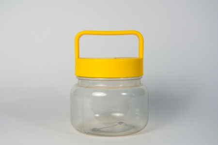plastic bottle isolate on white backgroundsの写真素材