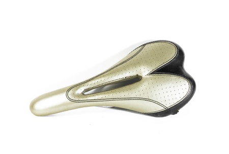 single chair bicycle with drop shadow isolatedの写真素材