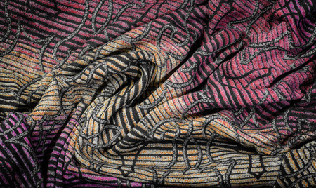 colorful textile pattern fabric texture detail for background