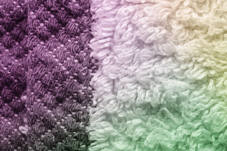 close up cotton pattern fabric textile macro with retro filterの写真素材