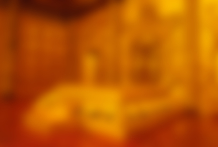 blur background of thailand style interior and statue buddhaの写真素材