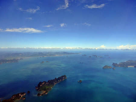 Andaman ocean seaview, bird eye view.の素材