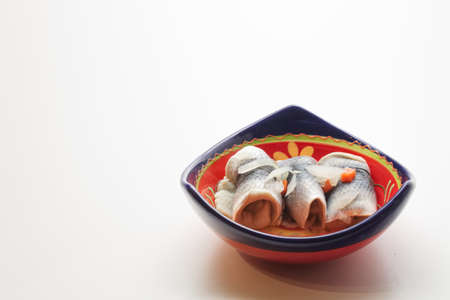 lovely dish of rollmop herring