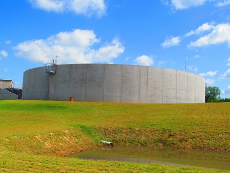 Biogas stationの写真素材