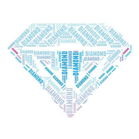 word sharp design  diamondの写真素材