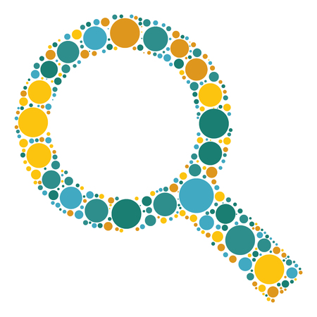 search shape design by color designのイラスト素材