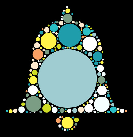 alarm shape design by color pointのイラスト素材