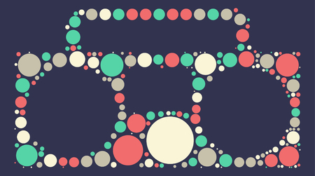 recorder shape vector design by color pointのイラスト素材