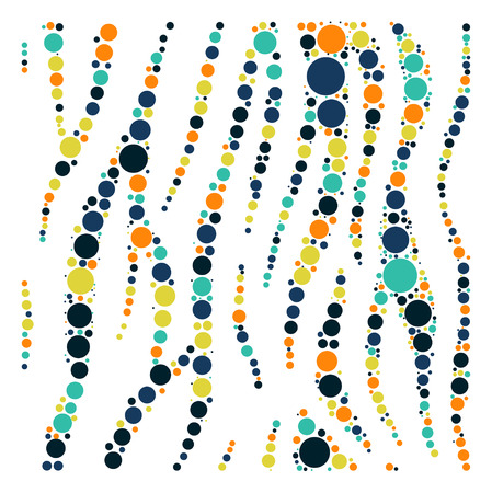 Zebra shape design by color pointのイラスト素材