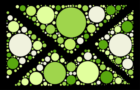 mail shape design by color pointのイラスト素材