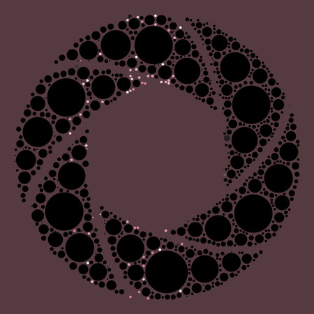 aperture shape vector design by color pointのイラスト素材