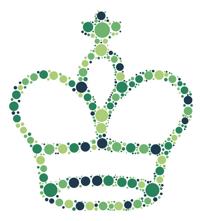 International chess shape design by color pointのイラスト素材