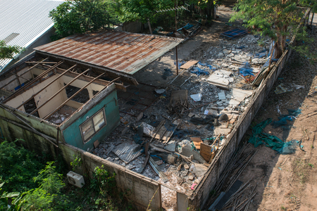 Abandoned houseの写真素材