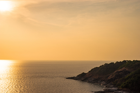Beautiful Sunset on backgroundの写真素材