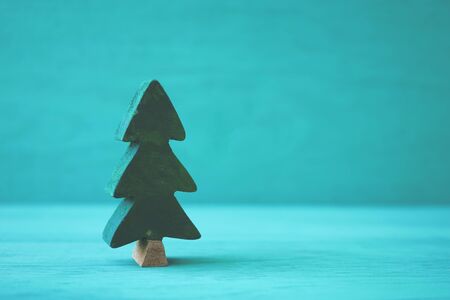 Tree wooden on green backgroundの写真素材